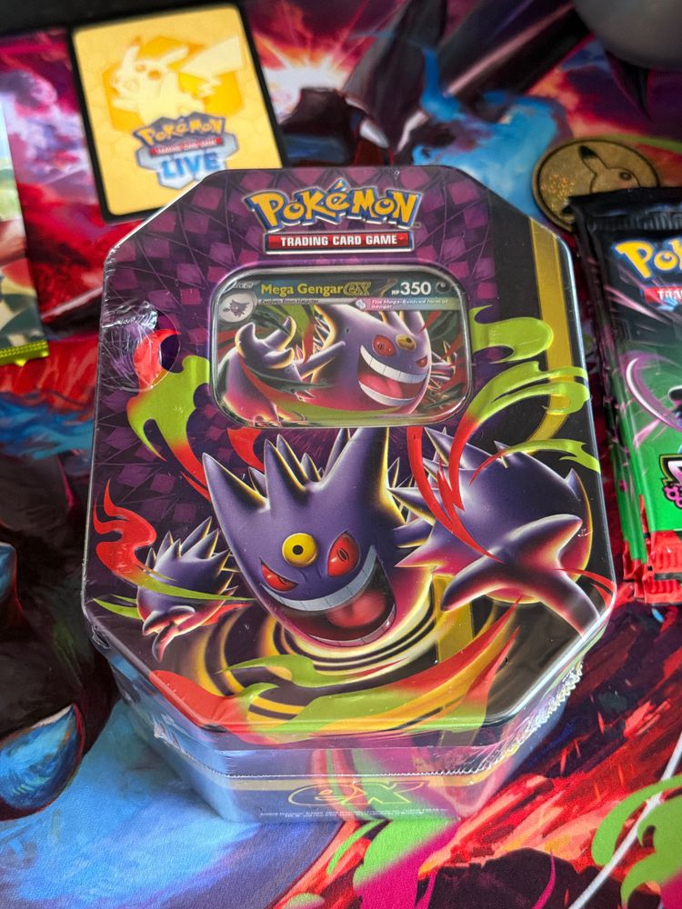 Immagine di Pokémon Trading Card Game Mega Gengar Gx Tin 1