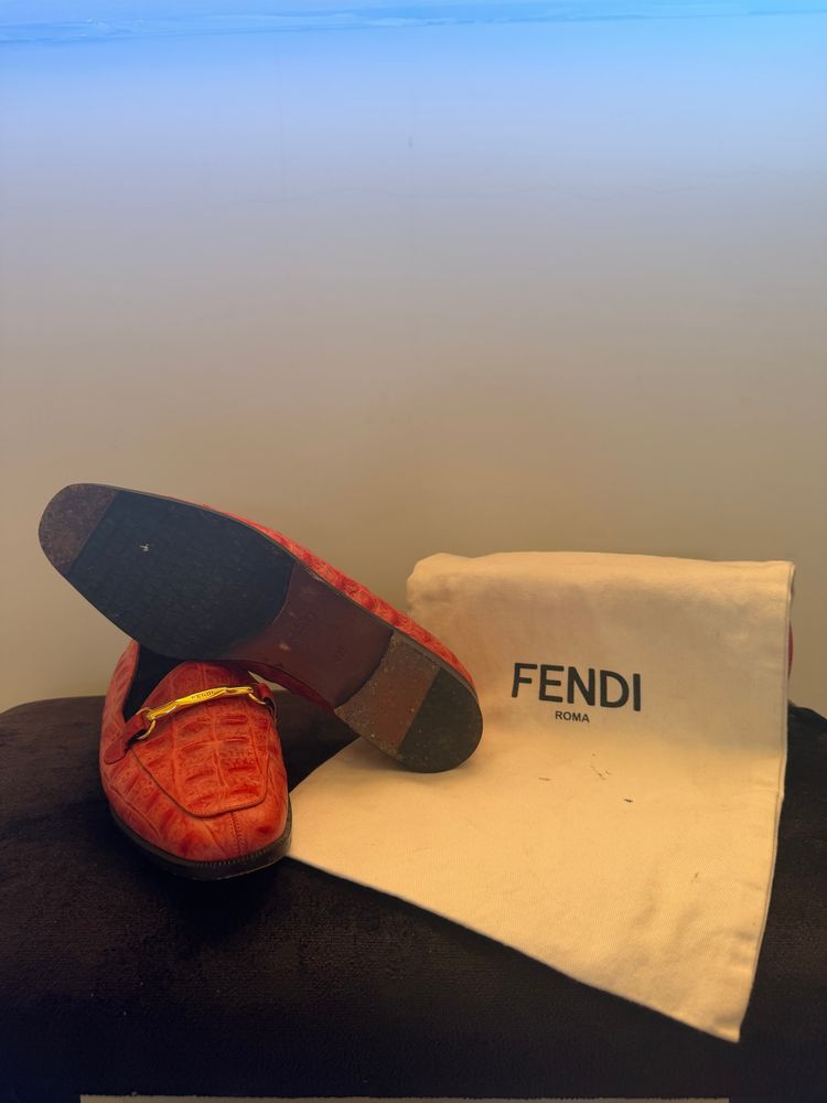 Mocassini Fendi in Coccodrillo image 2