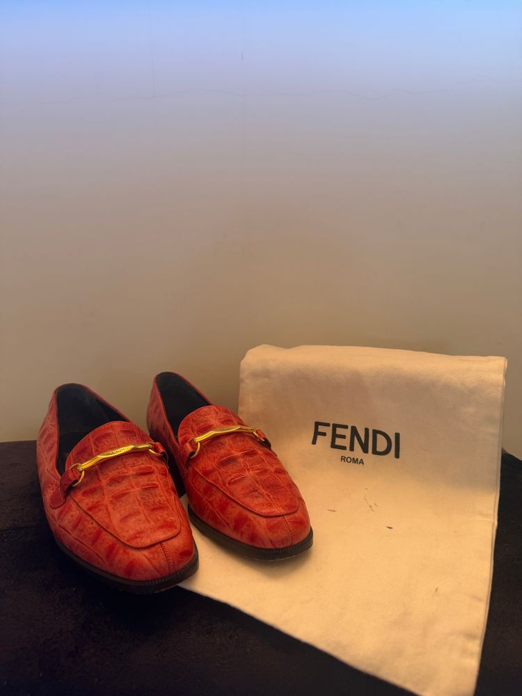 Mocassini Fendi in Coccodrillo image 1