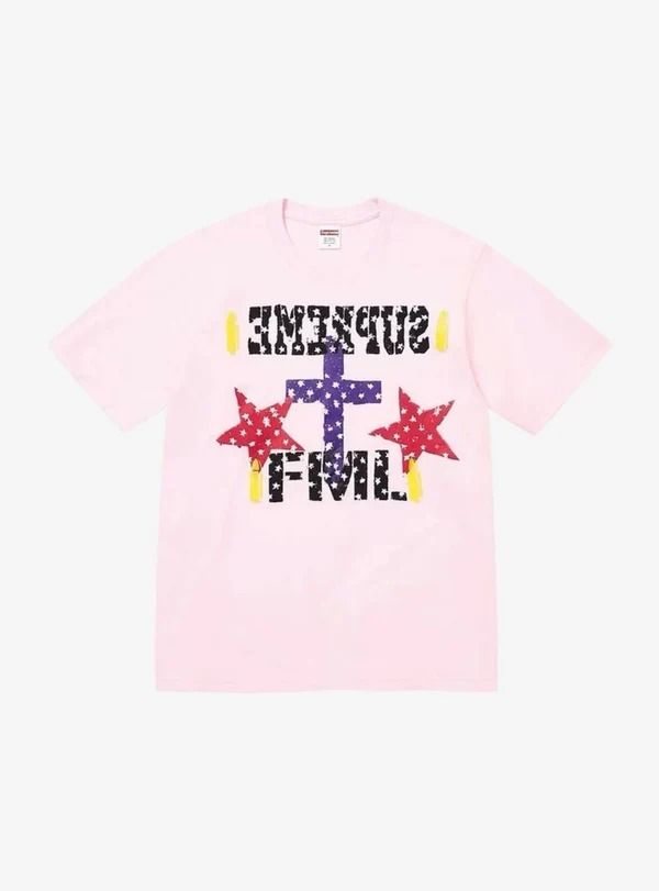 Supreme FML T-Shirt Light Pink