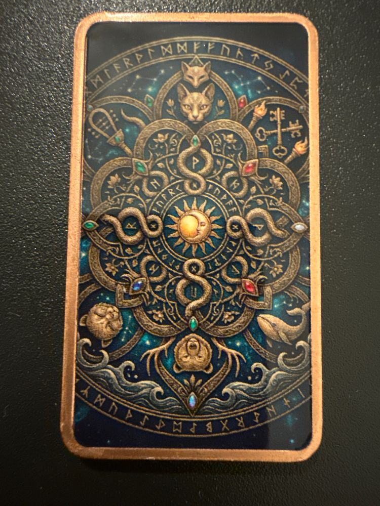 Mythological Goddesses Series - Chang'e Copper Art Bar Chinese Moon Goddess 2