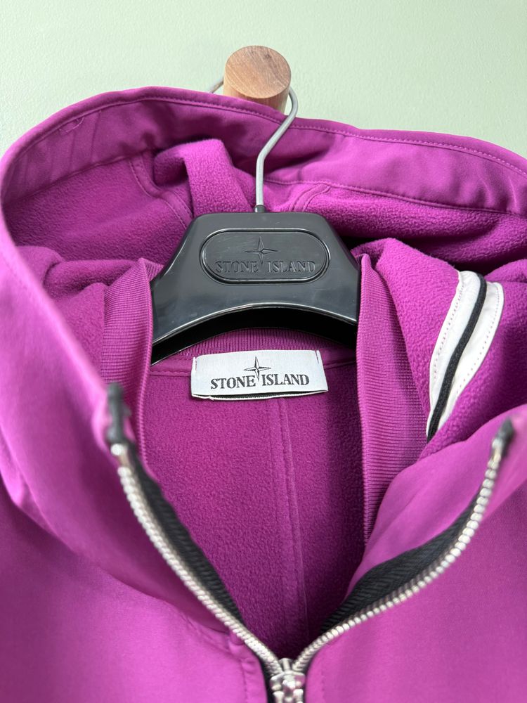 Stone Island Purple Soft Shell Jacket 3
