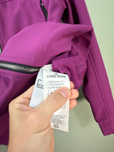 Stone Island Purple Soft Shell Jacket 5