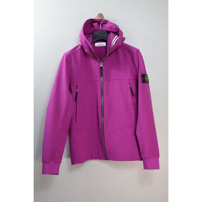 Stone Island Purple Soft Shell Jacket 1