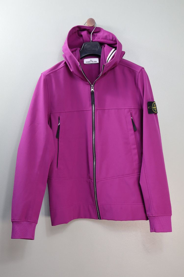 Stone Island Purple Soft Shell Jacket 4