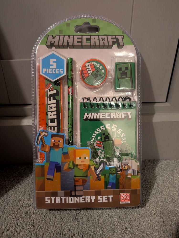 Minecraft Stationery Set