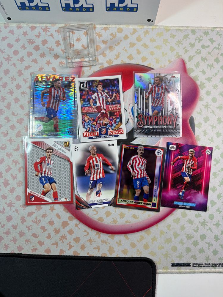 Lote atlético de Madrid griezmann y Julián Álvarez 