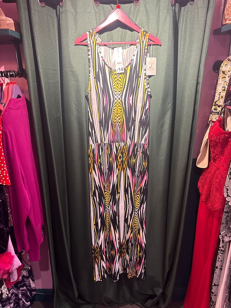 George Sleeveless Patterned Maxi Dress product image
