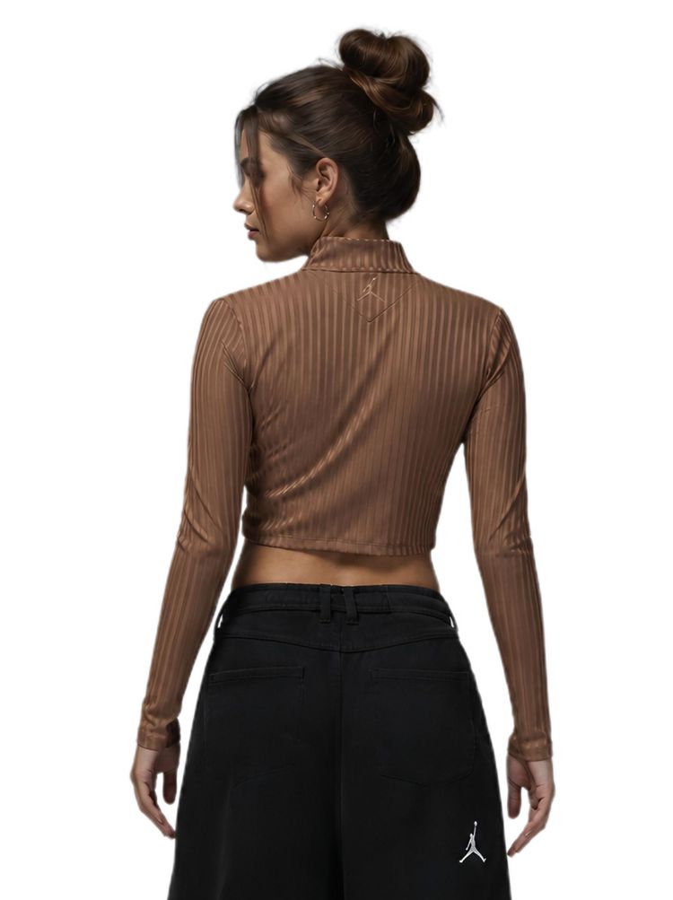 Jordan Women'S Cropped Zip-Up Top image 2