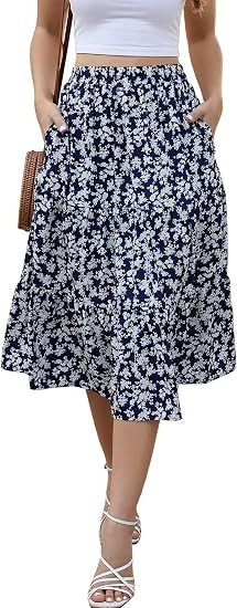 Floral Midi Skirt imagen 2