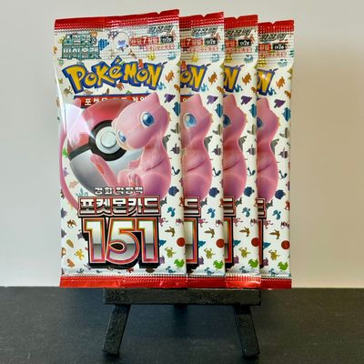 4 x 151 (Korean) Booster Packs