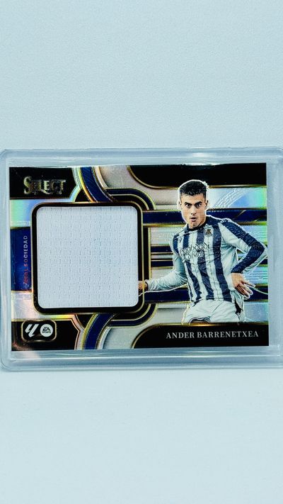 PATCH N/A - Ander Barrenetxea - Real Sociedad - Silver Prizm - Panini Select LaLiga 2025-26