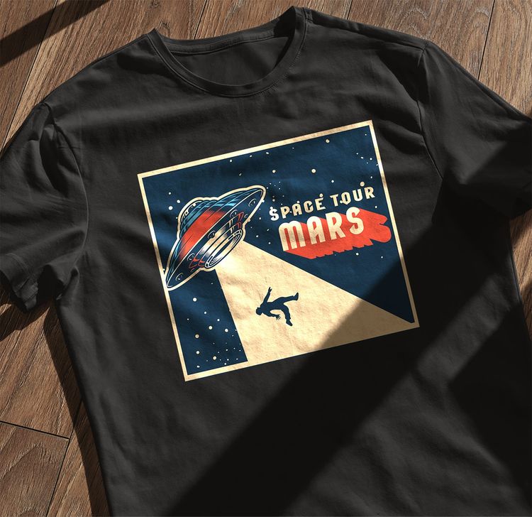 Abducted UFO 30 T-shirt image 3