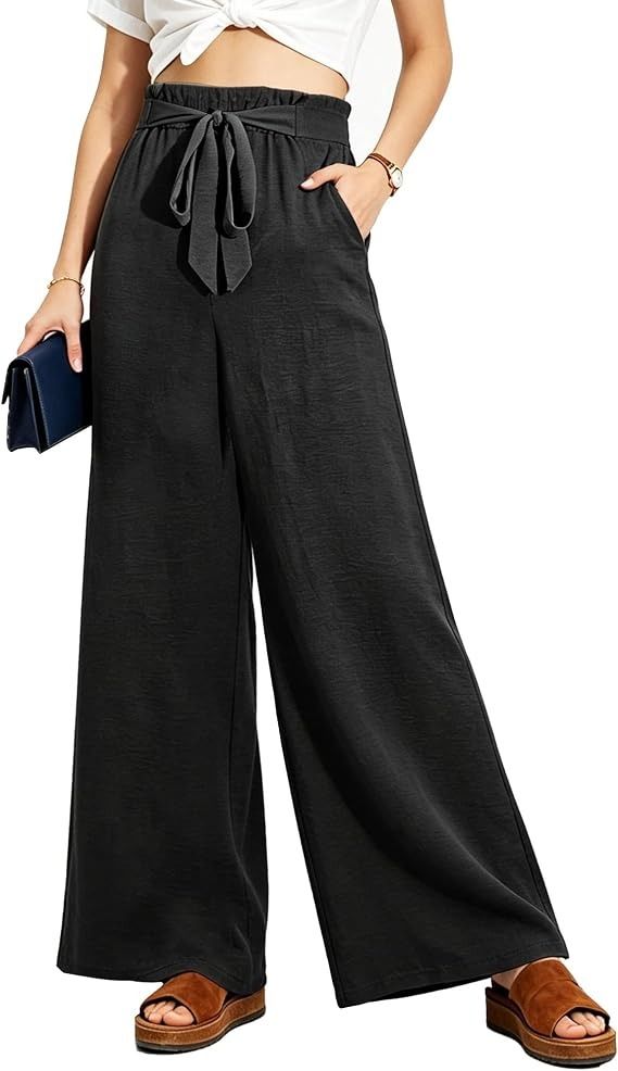 Black Wide-Leg Pants image 1