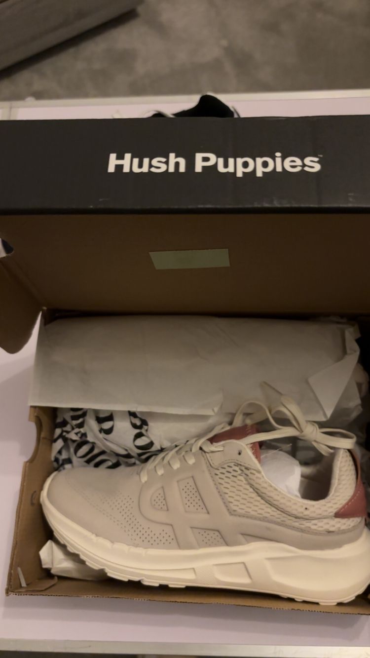 Hush Puppies Beige Sneakers