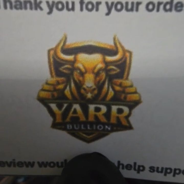 Free Shipping Yarr Bullion Business Card - Bullion