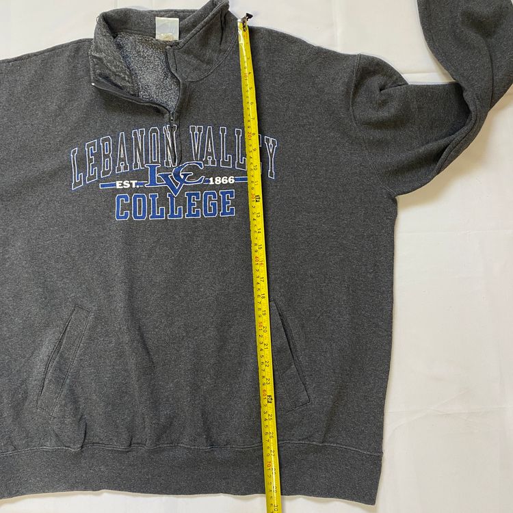 Champion Quarter Zip Sweatshirt - Charcoal Grey (XXL) image 8