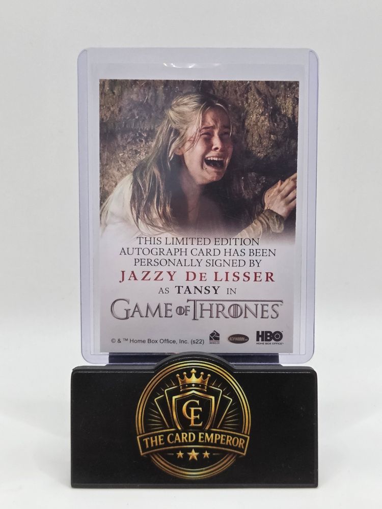 Jazzy de Lisser as Tansy Autographed Card Game of Thrones 2022 image 2