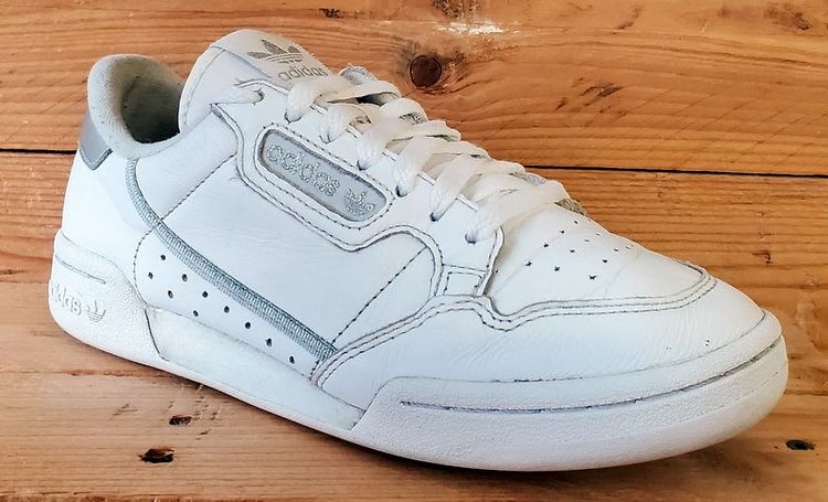 Adidas Continental 80 Low Leather Trainers UK6/US7.5/EU39 EE8925 White/Silver image 5