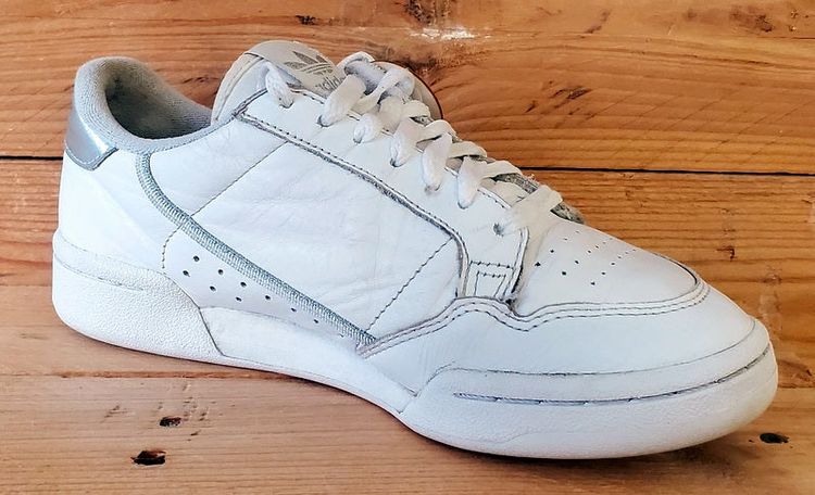 Adidas Continental 80 Low Leather Trainers UK6/US7.5/EU39 EE8925 White/Silver image 13