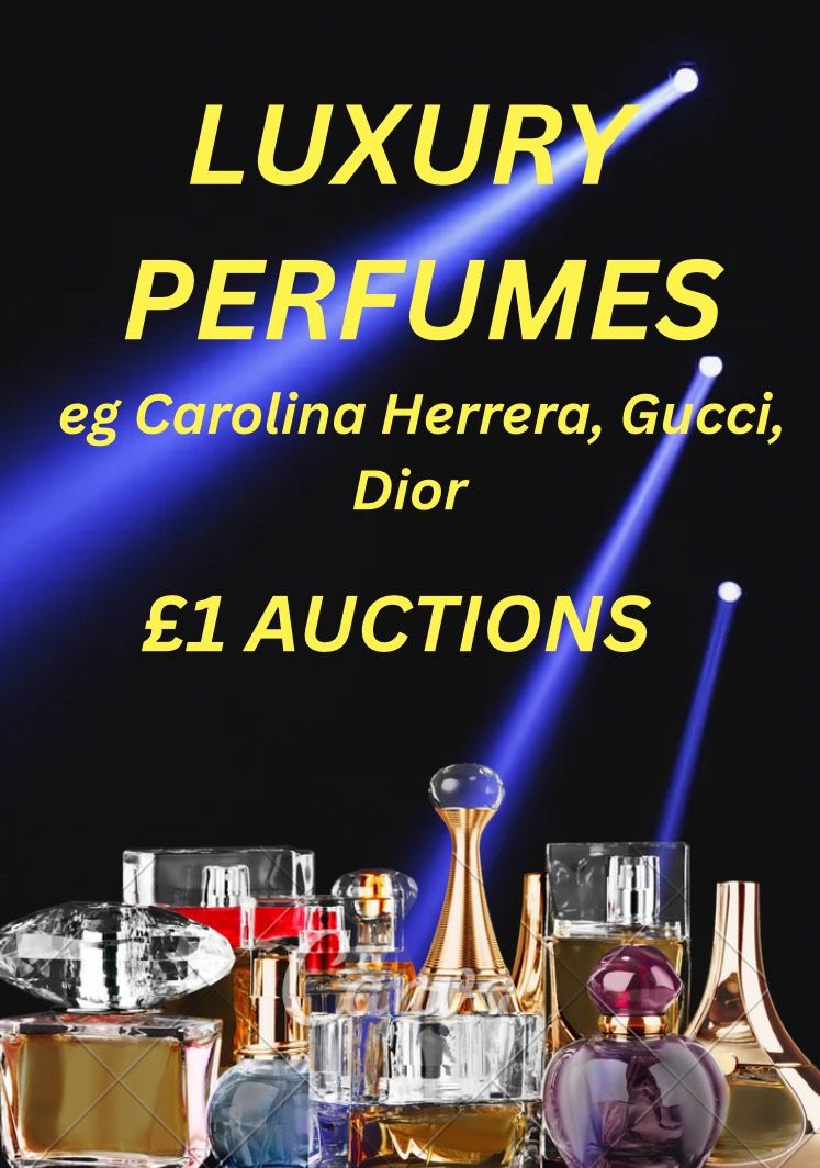 £1 Designer Perfumes Carolina Herrera Dior Gucci Dubai Ouds Lattafa