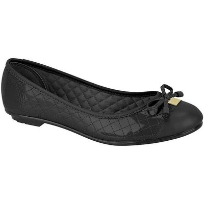 Miss Shoes Quilted Ballet Flat With Flats