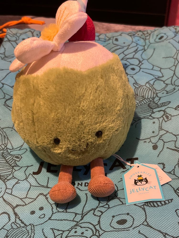Jellycat Amuseables Aruba Coconut Plush Toy