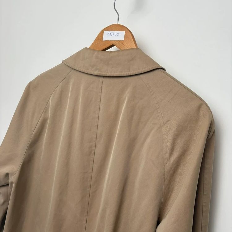 Burberry Vintage Nova Check Lined Mac Trench Coat imagen 5