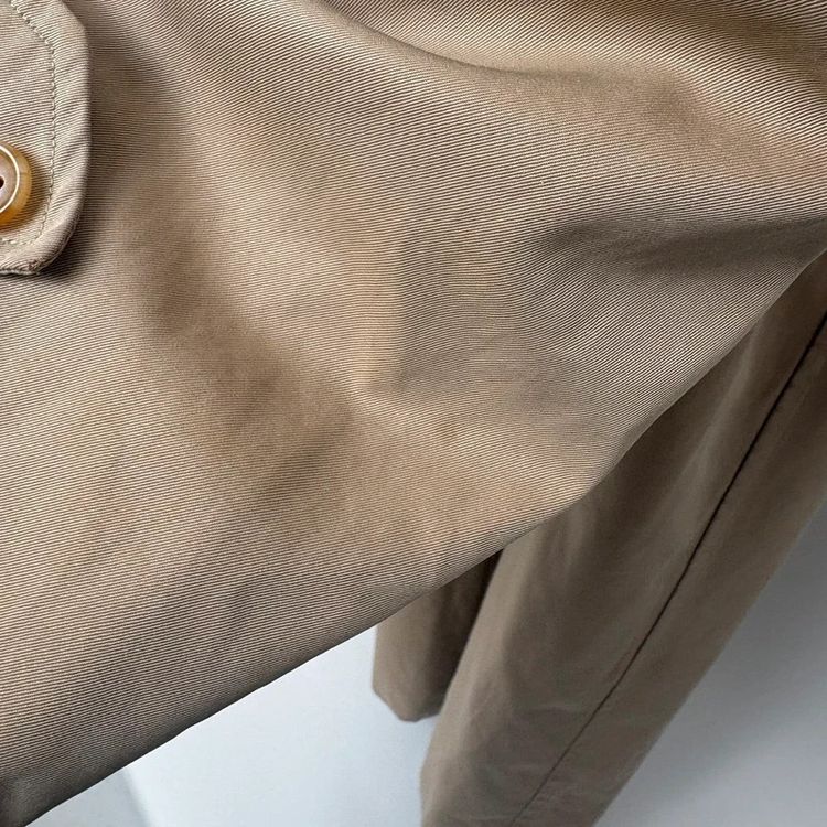 Burberry Vintage Nova Check Lined Mac Trench Coat imagen 8