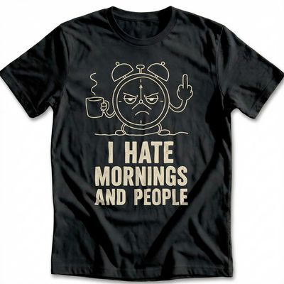 Hate Mornings T-Shirt EU 5