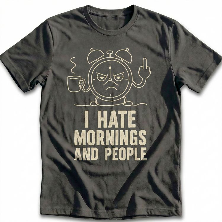Hate Mornings T-Shirt EU 3