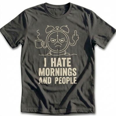 Hate Mornings T-Shirt EU 3