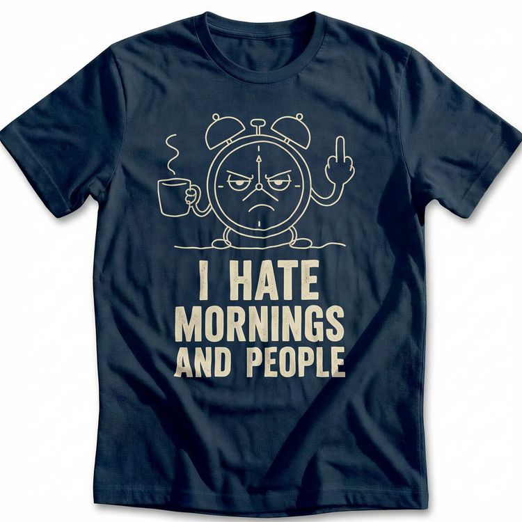 Hate Mornings T-Shirt EU 4