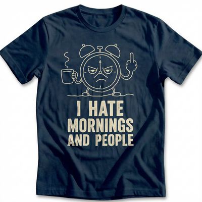 Hate Mornings T-Shirt EU 4