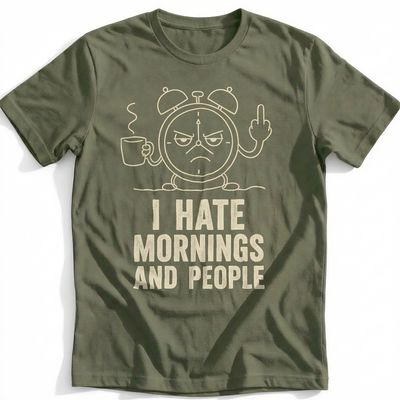Hate Mornings T-Shirt EU 1