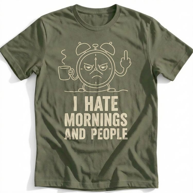 Hate Mornings T-Shirt EU