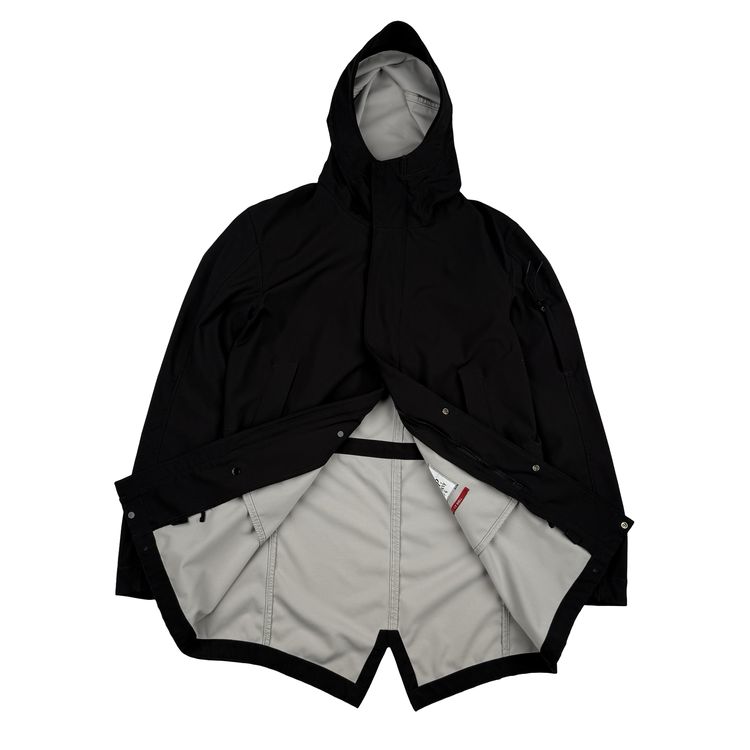 CP Company Black Fishtail Parka Soft Shell - Small (46) image 9