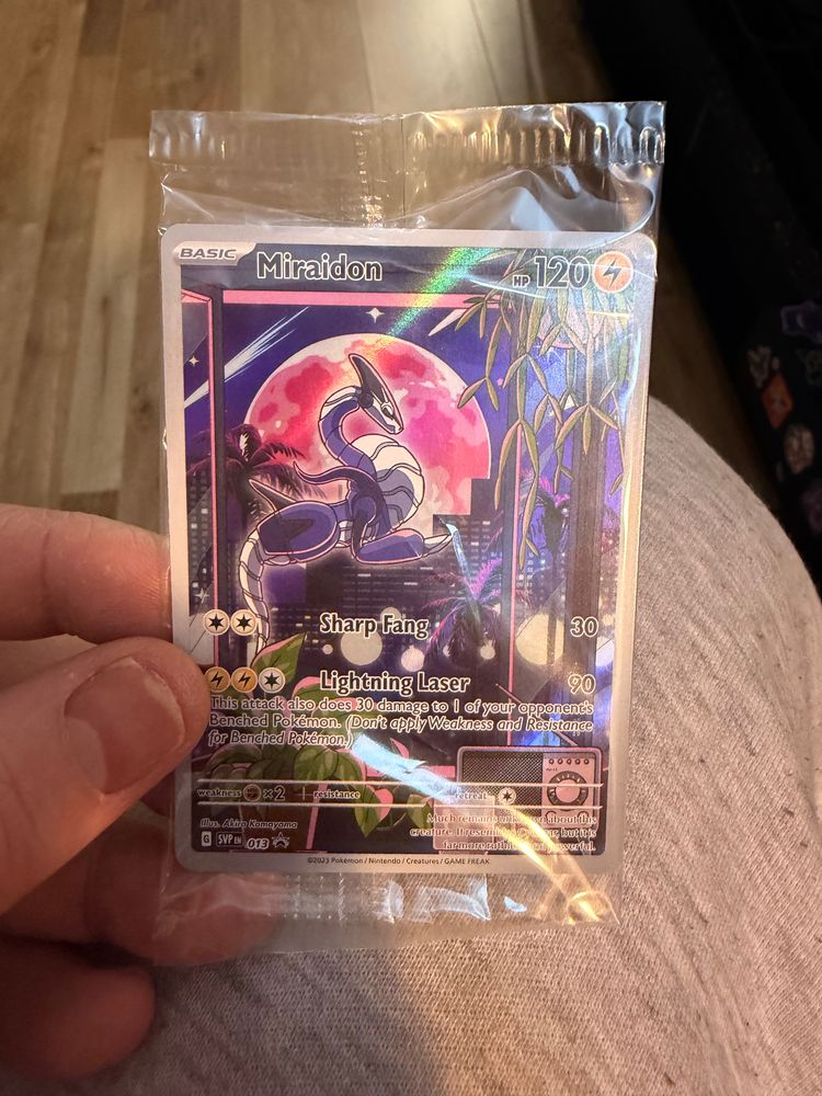 Miraidon Sealed Pokemon Violet Black Star Promo