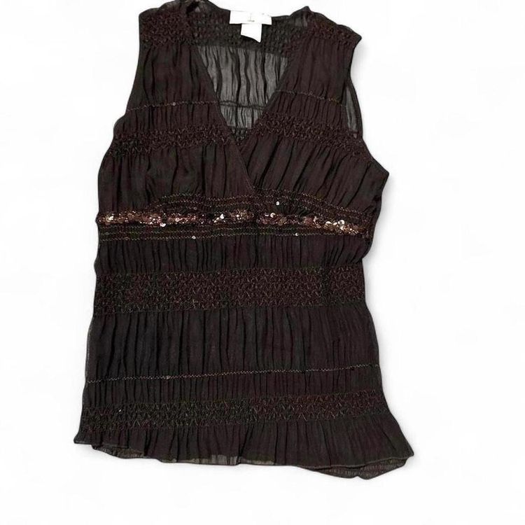 Obe Sleeveless Top Vest With Sequin Detail size S/M 3