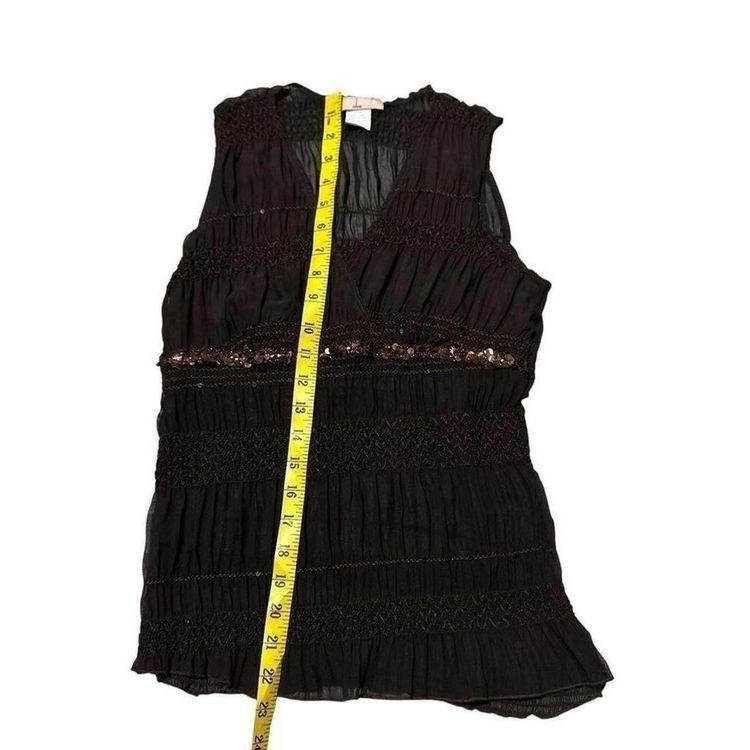 Obe Sleeveless Top Vest With Sequin Detail size S/M 6