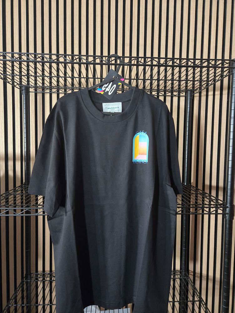 B132 Casablanca Arch Colore Black Tee Brand New