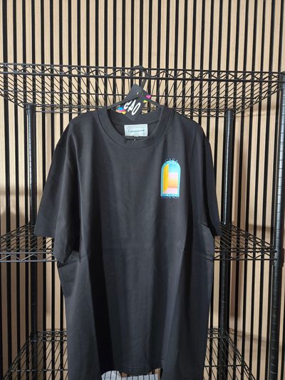 B132 Casablanca Arch Colore Black Tee Brand New