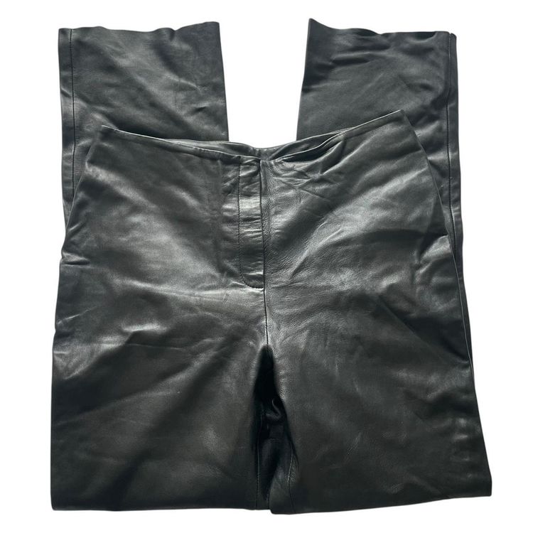 Black Leather trousers  image 1