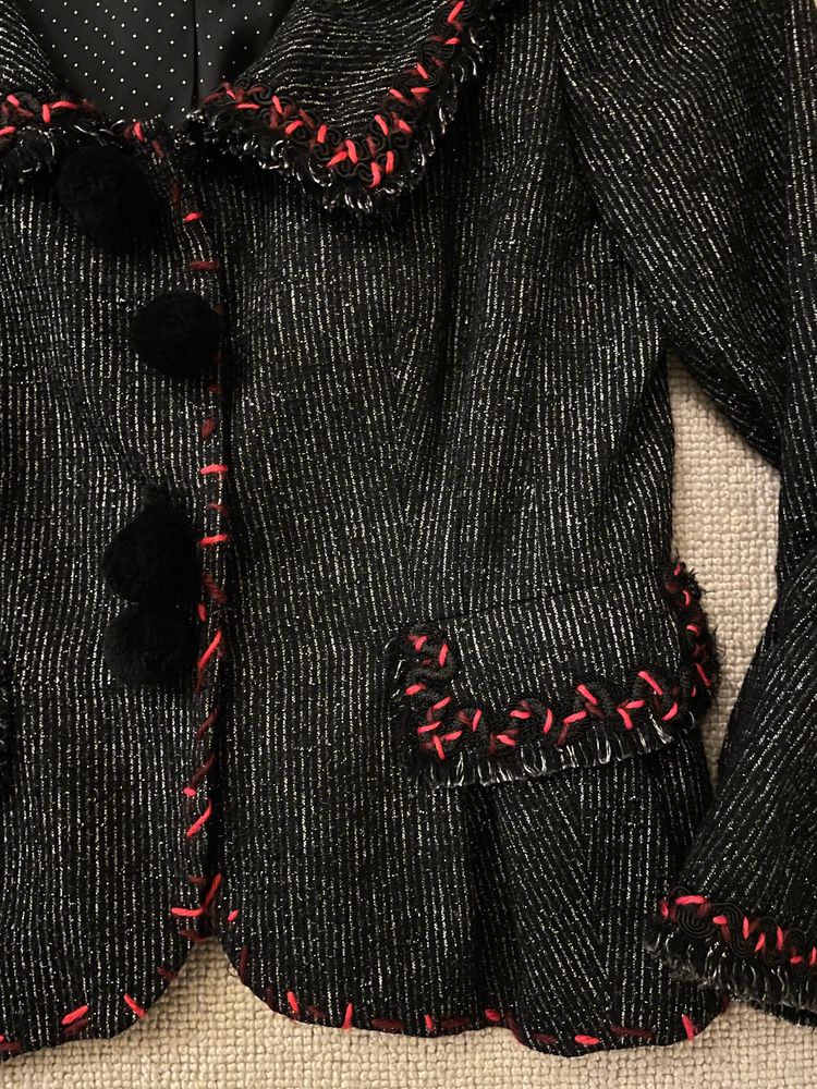 Black Moschino Women's blazer - size M image 2