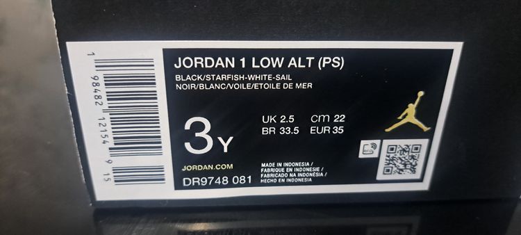 Jordan 1 Low Alt (Ps) UK 2.5 EUR 35 image 9