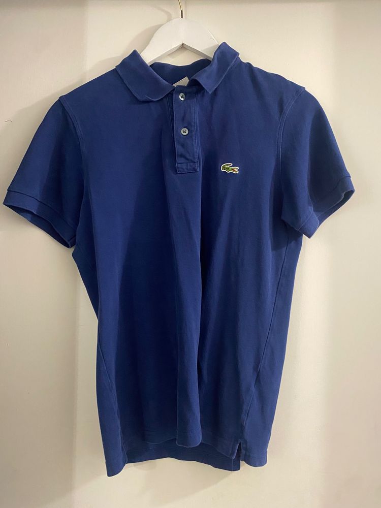 Lacoste blue polo shirt