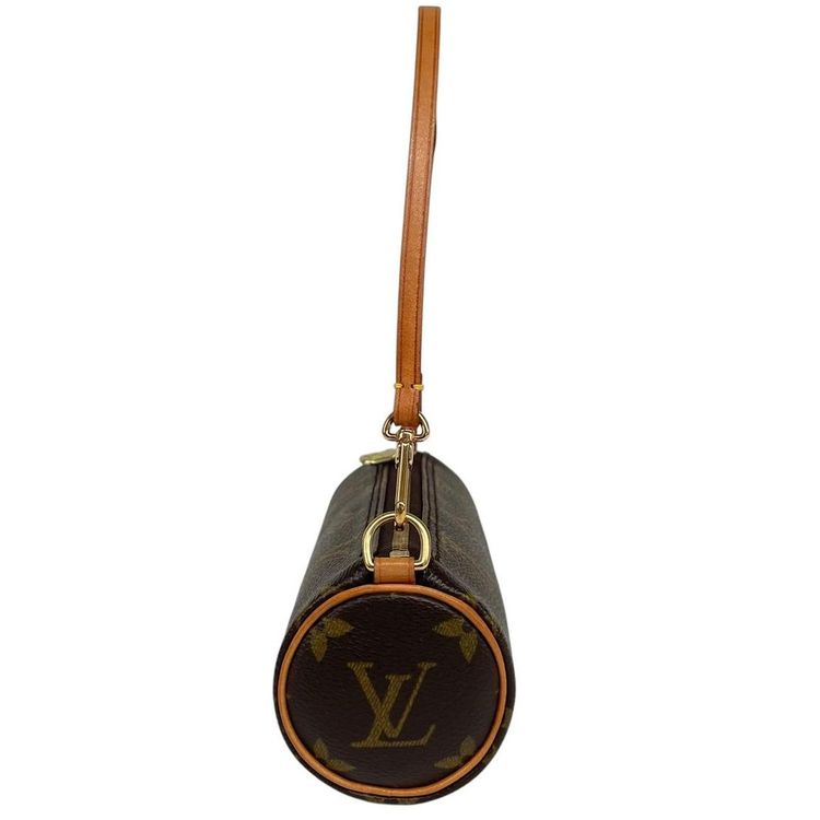 Pre-Loved Louis Vuitton Mini Pochette Papillon Monogram Canvas Bag imagen 5