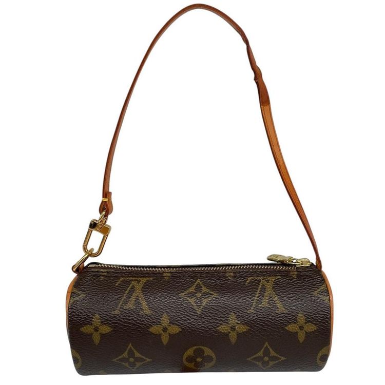 Pre-Loved Louis Vuitton Mini Pochette Papillon Monogram Canvas Bag imagen 3