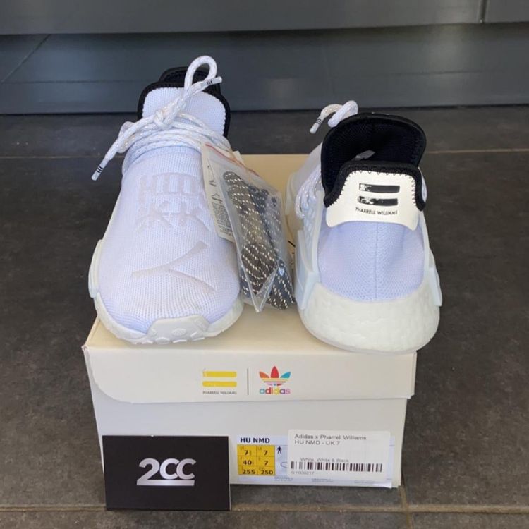 - Adidas NMD Hu Pharrell Extra Eye White so clean (Human Race) 3