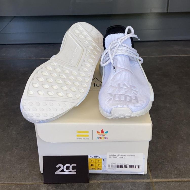 - Adidas NMD Hu Pharrell Extra Eye White so clean  (Human Race) 4